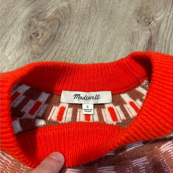 Madewell Fair Isle Mayer Pullover Sweater - Picture 8 of 10